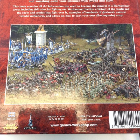 Warhammer The Game Of Fantasy Battles Hardcover Rulebook Games Workshop WFB 2009 - Picture 14 of 15